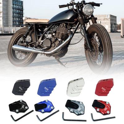 Stable Motorcycle Kickstand Plate Anti-slip Motorbike Kickstand Extension Pad Foot Side Stand Motorcycle Accessories