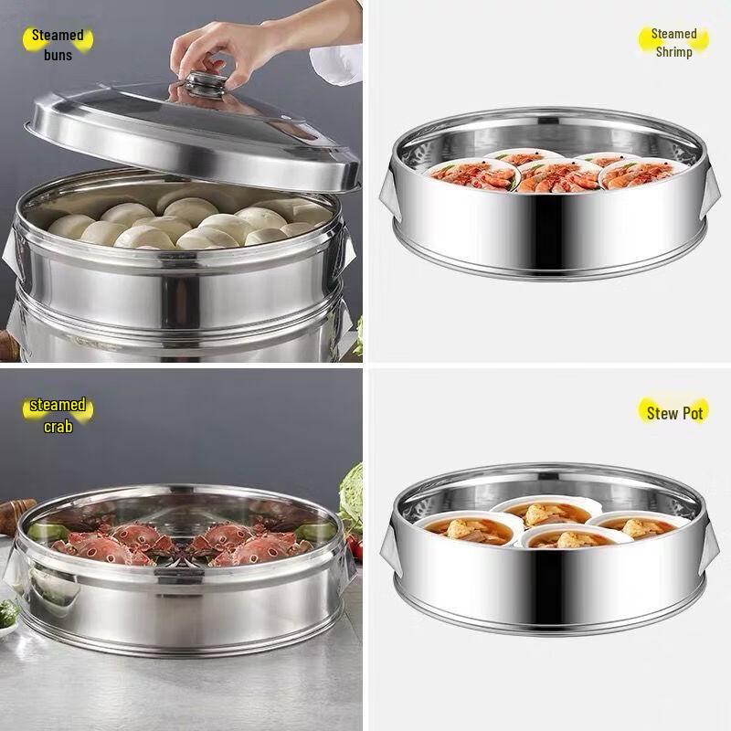 Xihuo Commercial Multi-layer Stainless Steel Steamer
