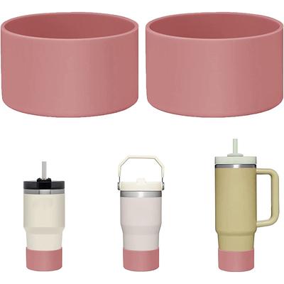7.5Cm/9Cm Fondo in Silicone per Tazza, Manicotto Protettivo Antiscivolo per Tazza Termica Tumbler da 40 Oz, Bottiglia d'Acqua da 30 Oz 20 Oz