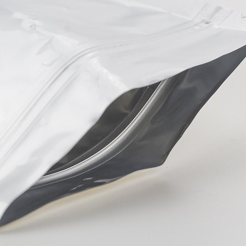 HSDIG JG-1098 Round Corner Stand-Up Zipper Aluminum Foil Tea Bags
