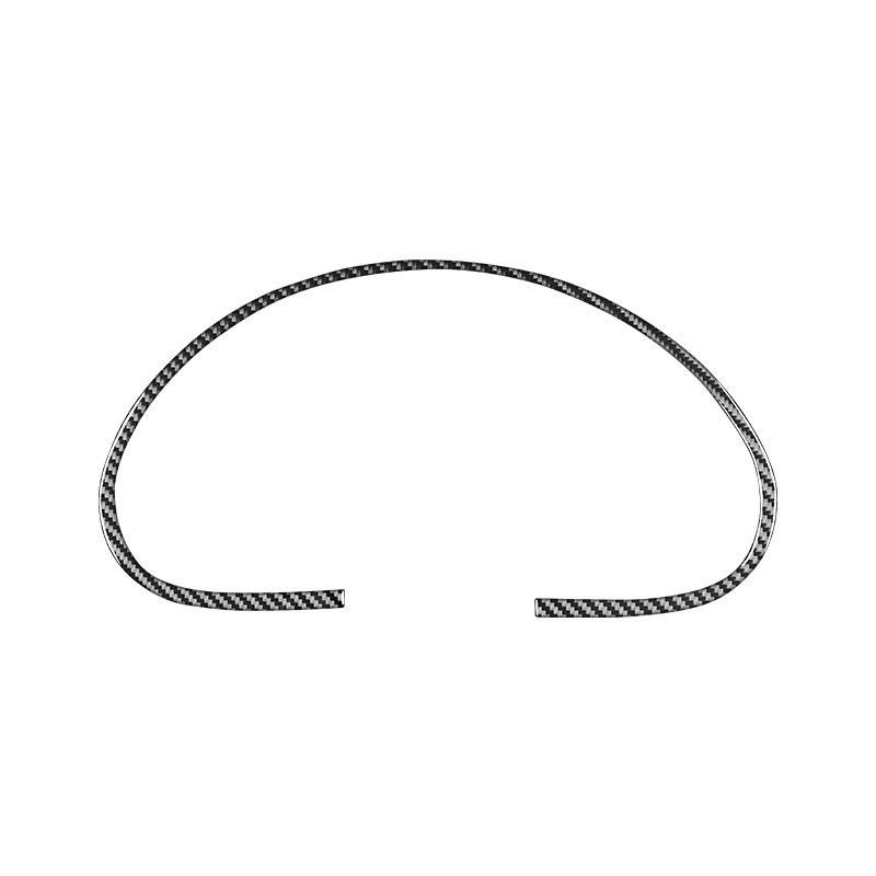 Kohlefaser Auto Mittelkonsole Instrumententafel Bildschirm Rahmen Zierleiste Dekoration Aufkleber Für Mercedes Benz C-Klasse W203 2005-2007