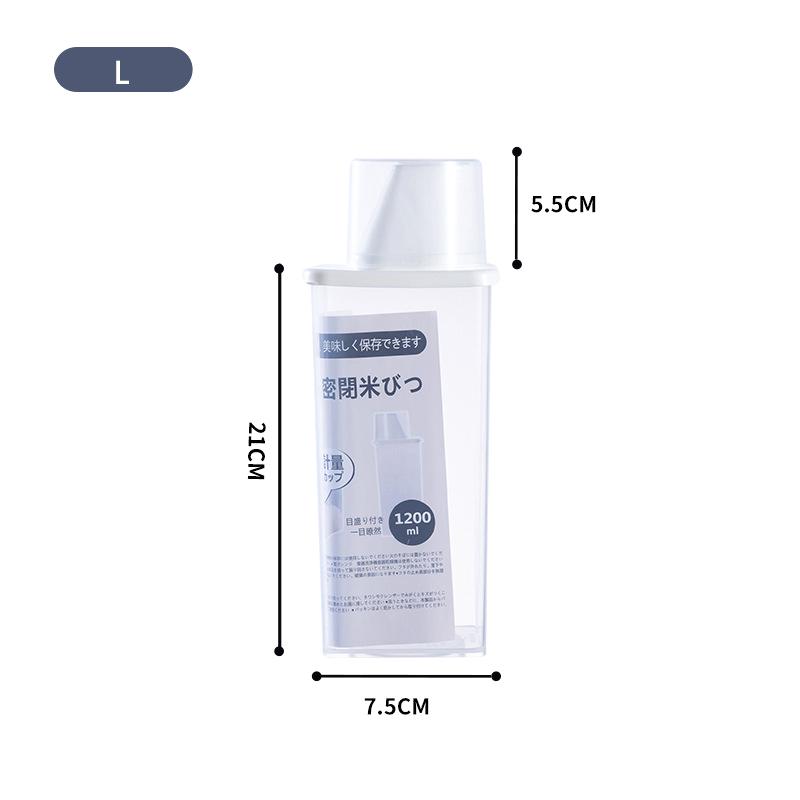 Küchen Lebensmittelbehälter Versiegelt Frischhaltebox Getreidebehälter Aufbewahrung Küchensortierung Reisaufbewahrungsbox Behälter Flaschen und Gläser