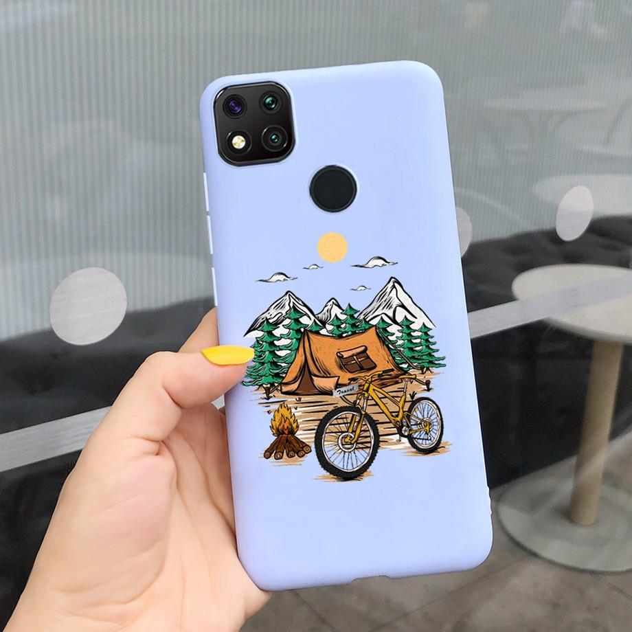 Cases For Redmi 9C Case Xiaomi Redmi 9C NFC Phone Cover Soft Phone Case Shockproof Bumper Redmi9c 9 C Xiomi Silicoen SOFT Coque