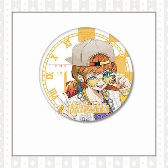 

Значок Identity V: Команда ОФХ с Наемником, Чирлидером, Антикваром, Заключенным и Дизайном Лазерной Кнопки 58mm Tinplate