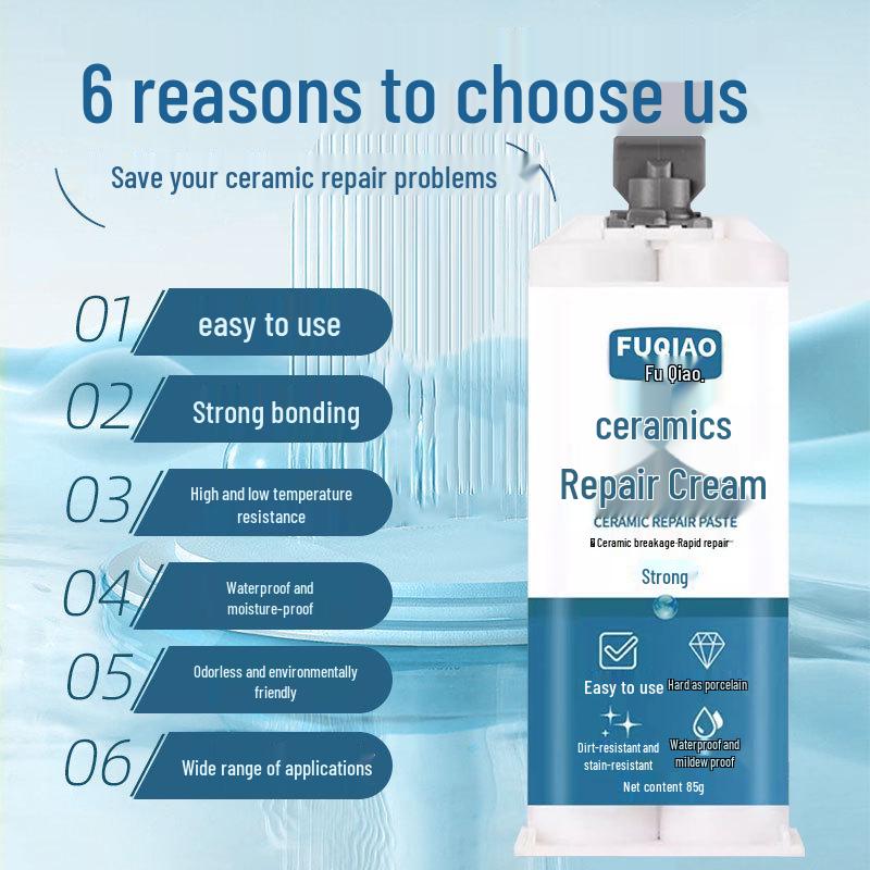 Marmor- und Keramik-Reparaturkleber für Fliesen, Waschbecken und Waschtische