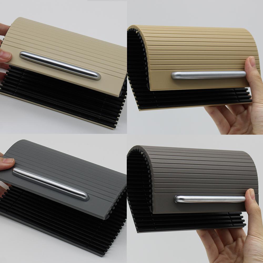 Car Center Console Drink Water Cup Holder Roller Shutter Panel Dust Cover Replacement For VW Passat B6 B7 CC 3CD8575039B9