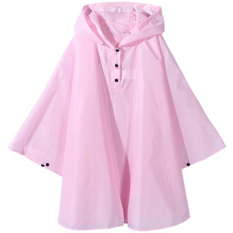 For Children and Kids Kindergarten Boys and Girls Children Cape-Style Raincoat Thin Fashion Cape Outwear Non-Disposable Poncho