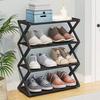 1pc X-Shaped Shoe Rack Multi-Functional Assembled Shoe Cabinet Household Dust-Proof Storage Simple Household Assembled Shoe Rack