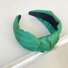 Böhmisches farbiges Satin Schwammknoten Haarband Stirnband Erwachsene Haarschmuck Haarschmuck