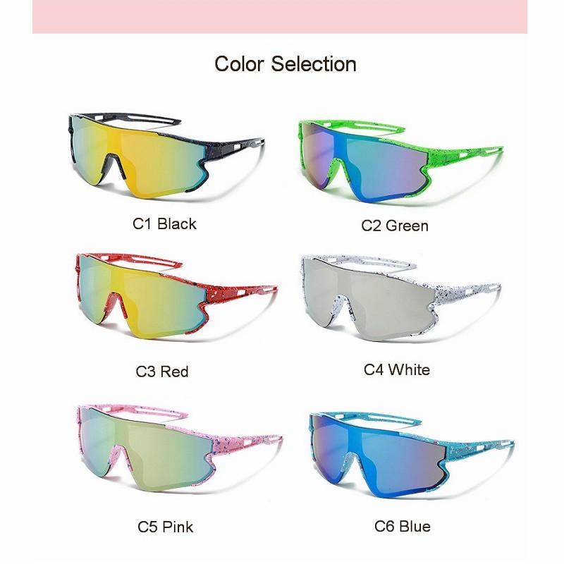 Çocuk Bisiklet Güneş Gözlüğü Çocuk Erkek ve Kız Çocuk Yürüyüş Gözlüğü Bisiklet Güneş Gözlüğü Spor Gözlüğü Genç Hediye UV400