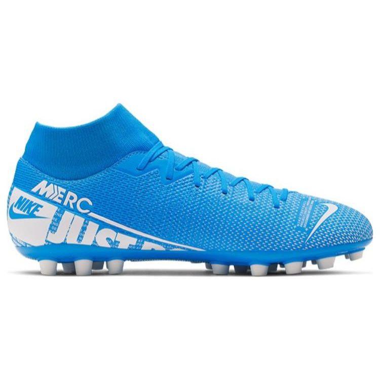 Nike Mercurial Superfly 7 Academy AG Soccer Shoes Men Soccer Shoes Blue White BQ5424-414