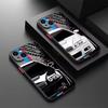 Etui na telefon Sportowe B Power Car M Logo do iPhone 16 Pro 11 12 Mini 13 14 Pro 15 Pro Max 7 8 Plus XR XS MAX Czarne Miękkie Krawędzie