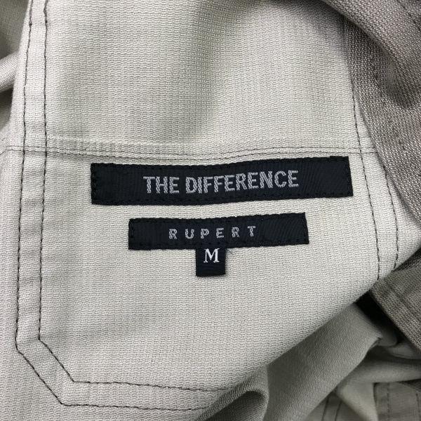 RUPERT DIFFERENCE Military Style Cotton Blouson Outerwear Jacket Men M Beige Khaki(USED)