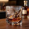 Clear Drink Glass for Shelf Display and Desk Styling, Decorative Sipping Piece for Evening Beverage Service and Display