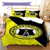 Alianza Petrolera Pattern Bedding Set Quilt Cover Pillowcase Home Decor Gift (1 * duvet cover + 2 * pillowcase, without core)