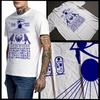 Egyptian T-shirt Egypt Hieroglyphics Ancient Kemet Pharoah Eye of Ra Sunray Tee