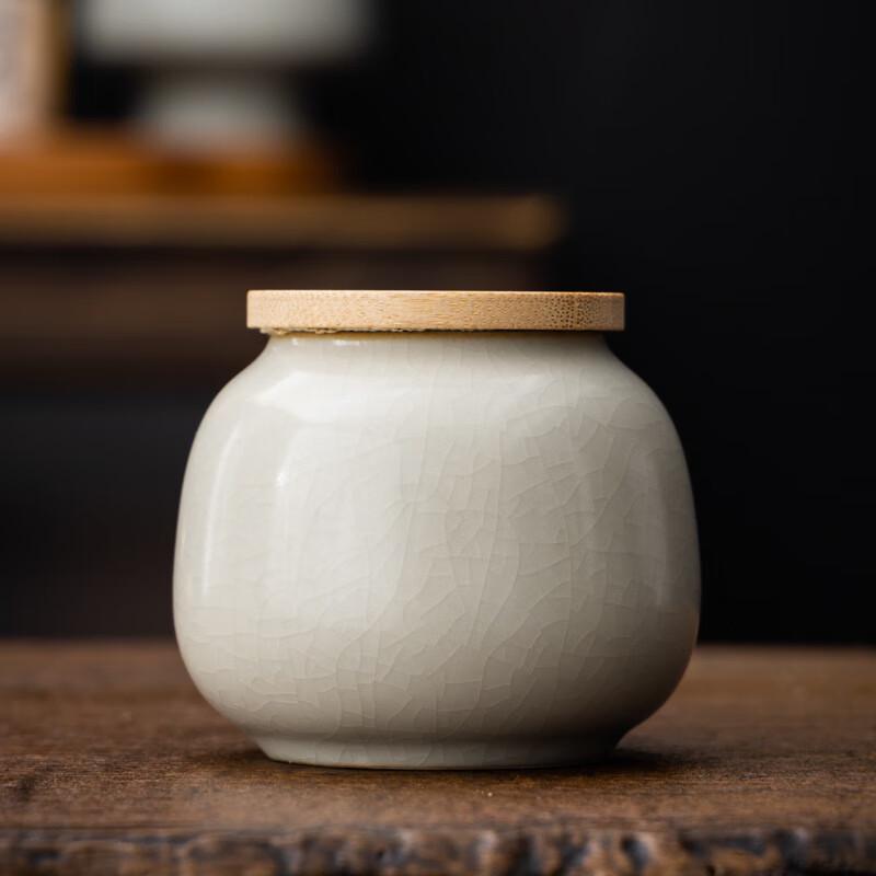 ZISIZ Ceramic Portable Tea Canister