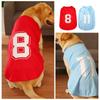 Spring  Dog Clothes Breathable Basketball Digital Clothing Pet Quick-drying Large Dog Sweat Shirt Pet T-shirt Vest Outdoor