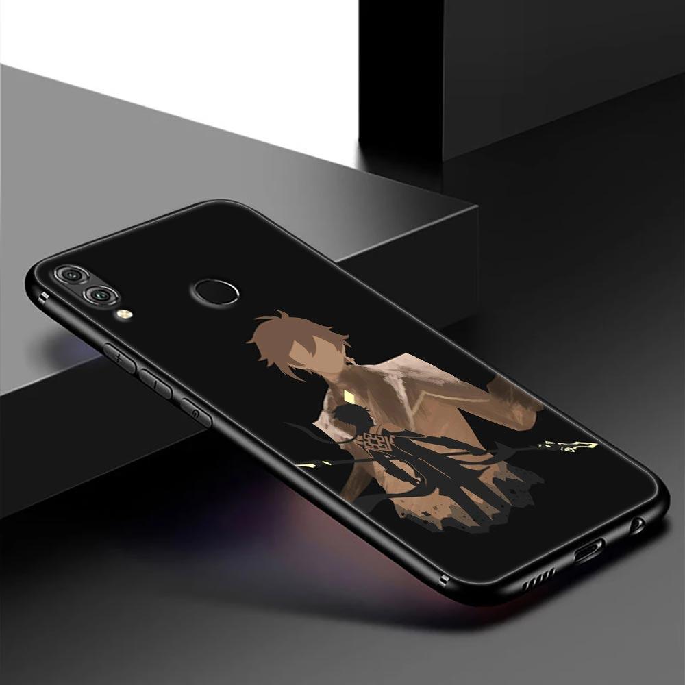 Genshin Impact Anime Spiel Handyhülle Für Honor 50 30 10 Lite 30i 20 20e 9A 9C 9X Pro 8X Nava 8i 9 Y60 Hülle Weiche Silikonhüllen
