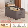 Clothes Storage Box With Divided Compartments For Wardrobe Organization And Home Use