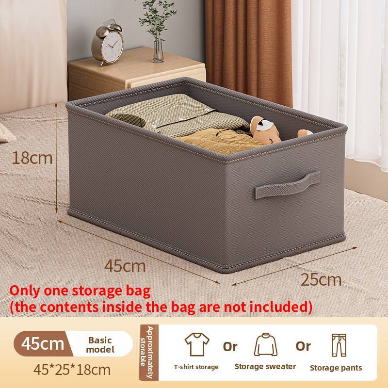 Clothes Storage Box With Divided Compartments For Wardrobe Organization And Home Use