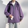 Men's and Women's Same Spring and Autumn Outdoor Waterproof Trend Fashionable Simple Versatile Hooded Elastic Jacket
