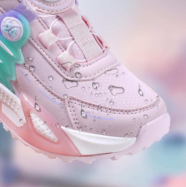 Children’s Lightweight Leather Princess Running Shoes for Girls - 2025 Autumn/Winter Collection