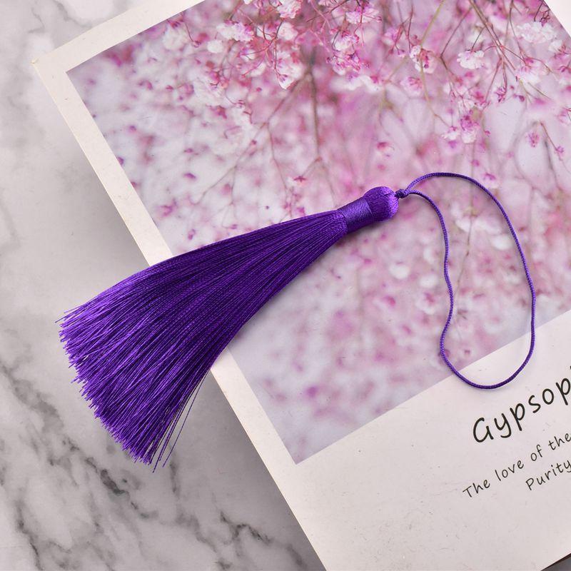 10CM Ice Silk Tassel Tassels Ancient Style Sachet Fan Pendant Bookmark Pendant Ear Diy Handmade Material Fringe Trim