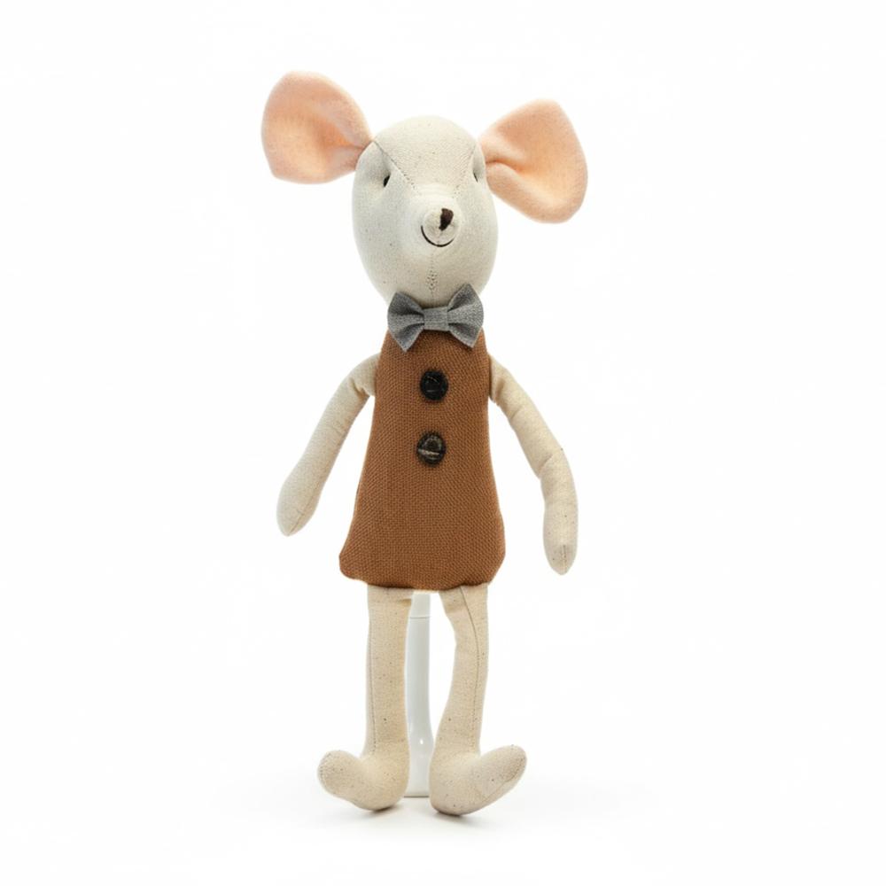 Cute stuffed animals mouse dolls family dollhouse mini plush christmas birthday gifts Little Mouse Plush dolls