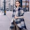Womens Knitted Scarf With Fringe Warm Faux Cashmere Wrap Shawl Winter Unisex Stylish Accessory In Multiple Colors