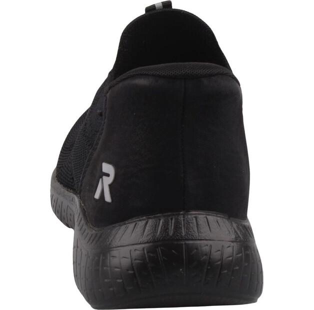 Женские слипоны Rieker Damen m5066 чёрные