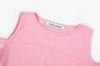 SALAD BAGUNI Compact Off-Shoulder Pullover_Pink