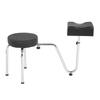   PU Leather Tattoo Leg Arm Rest Pad Pedicure Foot Stool Chair Black