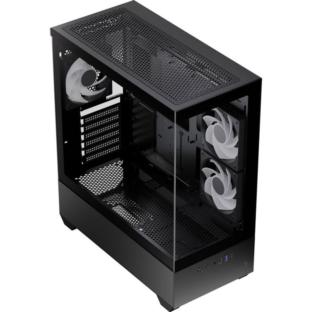 PC Case Without Power Supply - AEROCOOL P500D - ACCM-PN06033.11 - Mid Tower - ATX Form Factor - Black