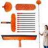 Prafuit de Tavan cu Mâner Lung Curățător Pânze de Păianjen Perie Ergonomică Multifuncțională pentru Ventilator de Tavan, Abajururi, Fereastră, Perete