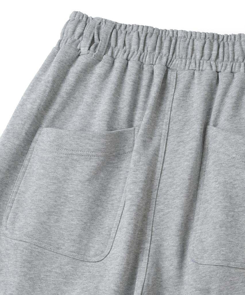NOT4NERD Diagonal Panel Dart Cargo Sweat Pants - Gray