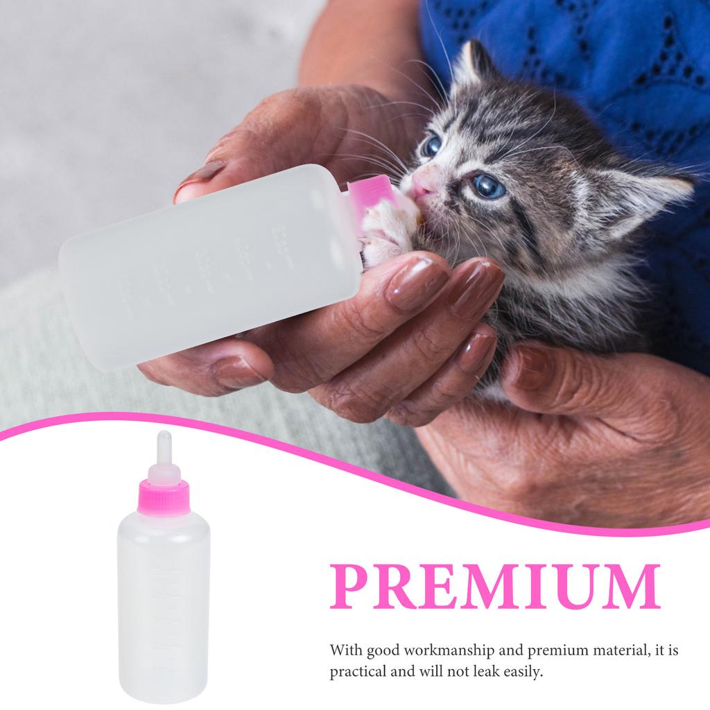 3Pcs Cat Milk Bottles Stable Performance Pet Nursing Bottles Puppy Feeding Tools Dog Feeders Household Pet Supplies
