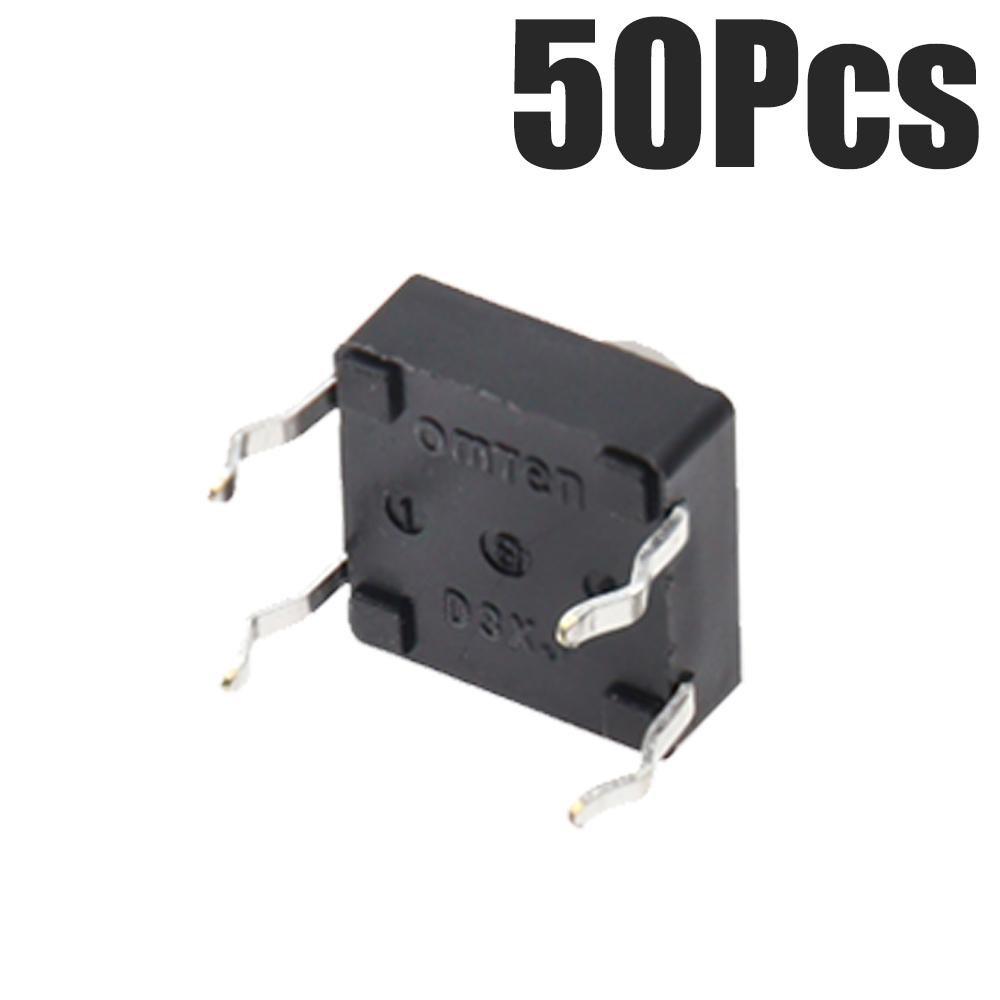 Xiaomi 10-50PCS Panel PCB Silica Gel Tactile Tact Push Button Switch 2Pin 4Pin 8x8mm for Electronic Products Household Appliances