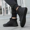 Winter Plush Snow Boots Thick Soled Anti-slip Cotton Shoes Men Women Short Ankle Boots Wear-resistant Outdoor Sneakers
