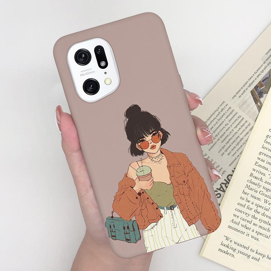 Für Oppo Find X5 Pro Lite Handyhülle Schmetterling Mattes Silikon Stoßfest Schwarze Abdeckung Für Oppo FindX5 X5Pro X5Lite Funda Coque