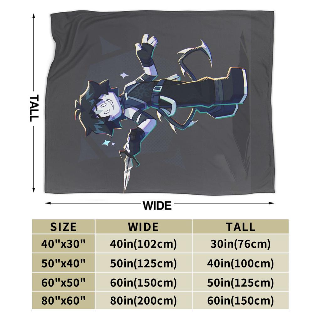 Forsaken Twotime Blanket Quality Soft Warm Throw Blanket Winter Boy Girl Couch Bed Comfortable Bedspread