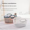 Foldable Laundry Hamper Portable Dirty Clothes Organizer Durable Laundry Basket For Home Bathroom