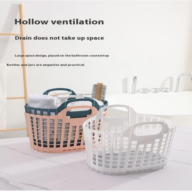 Foldable Laundry Hamper Portable Dirty Clothes Organizer Durable Laundry Basket For Home Bathroom