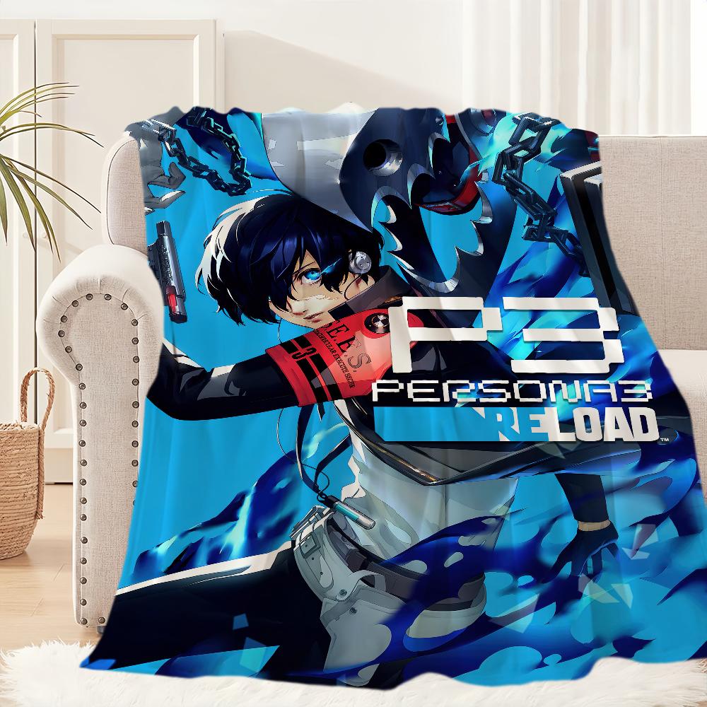 Spel Koel Deken Pluche Slaapbank Kleed voor Woon P-Persona 3 Reload Kamer Warm Kantoor Slaapkamer Verjaardag Huis Reizen Kinder Cadeaus