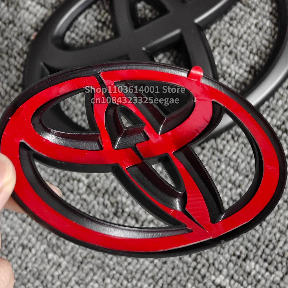 Toyota Car Logo Covers for Front And Rear - Compatible with Camry Corolla 4runner RAV4 Tacoma Highlander - Custom Fit Vehicle Lo