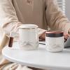 Teacup Tea Separation Cup Ceramic Cup High Value Tea Cup Office Mug with Lid Festival Gift