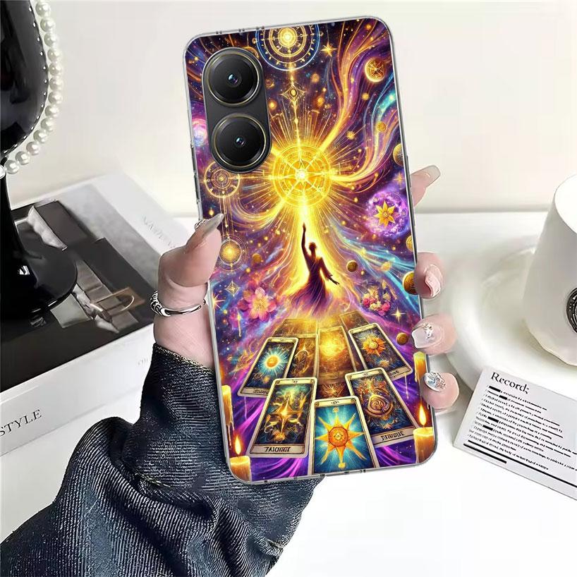 Witch Tarot Card Soft Phone Case For Xiaomi Redmi 15C 15 13C 13 Poco X5 X6 X7 F7 Ultra M7 12C 12 10 10C 9C 9A 9T 9 Fundas Poco X