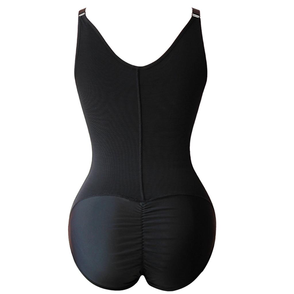 Women Seamless Firm Control Shapewear Faja Open Bust Bodysuit Body Shaper
