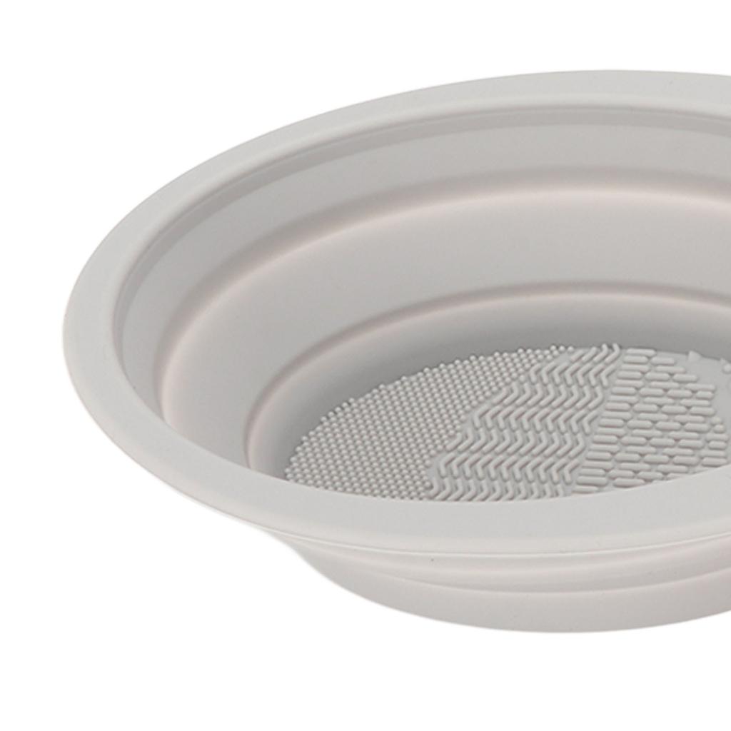 2 szt. Silikonowa miseczka do czyszczenia pędzli kosmetycznych Składana miseczka do czyszczenia pędzli do makijażu do pędzli do makijażu, gąbki do makijażu