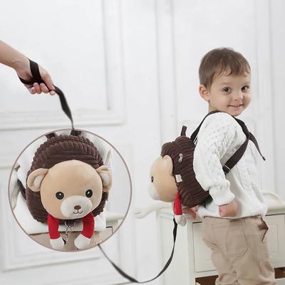 Rucsac cu umăr pierdut, anti-mers, nou, de desene animate, pentru fetițe, băieți, genți mici de pluș, cu funie de tracțiune, ghiozdan anti-pierdut pentru copii mici